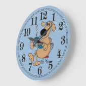 Horloge murale du chien de café (Angle)