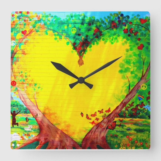horloge murale du coeur d'or (Recto)