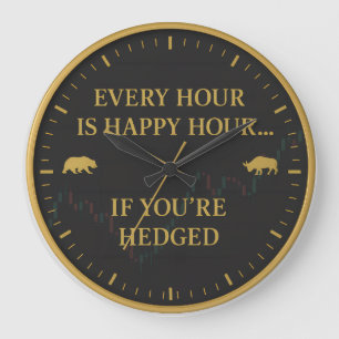 Horloge murale du commerçant stock