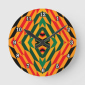 Horloge murale du concepteur Kente (Recto)