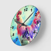 Horloge murale du coq (Angle)