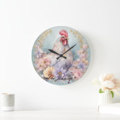 Horloge murale du coq agricole (Maison)