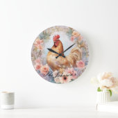 Horloge murale du coq de la ferme (Maison)