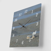 Horloge murale du coquillage (Angle)
