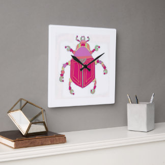 Horloge murale du dendroctone rose vif