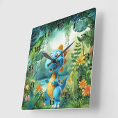 Horloge murale du Dinosaure mignon (Angle)