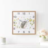 Horloge murale du hérisson à la maison (Maison)