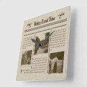 Horloge murale du journal (Angle)