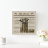 Horloge murale du journal (Maison)