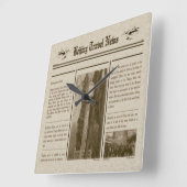 Horloge murale du journal (Angle)