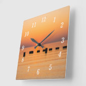 Horloge murale du lac Orange (Angle)