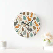 Horloge murale du lapin de Pâques (Maison)