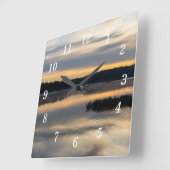 Horloge murale du lever du soleil (Angle)