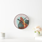 Horloge murale du logo MOAC de 8 pouces (Maison)