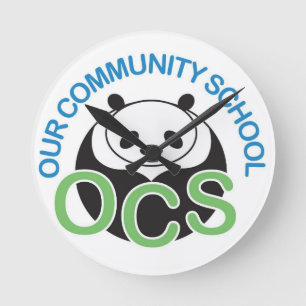 Horloge murale du logo OCS