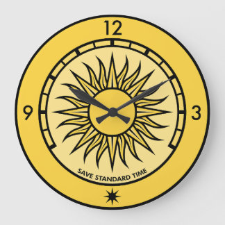 Horloge murale du logo SST