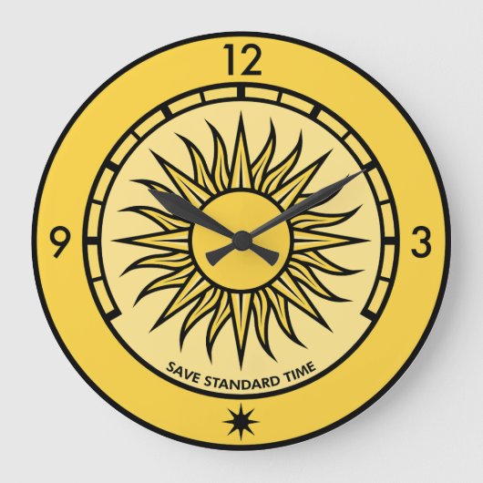 Horloge murale du logo SST (Recto)