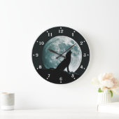 Horloge murale du loup Howling Wildlife (Maison)