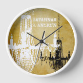 Horloge murale du lustre personnalisé (Recto)