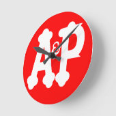 Horloge murale du magasin d'alimentation Retro Atl (Angle)