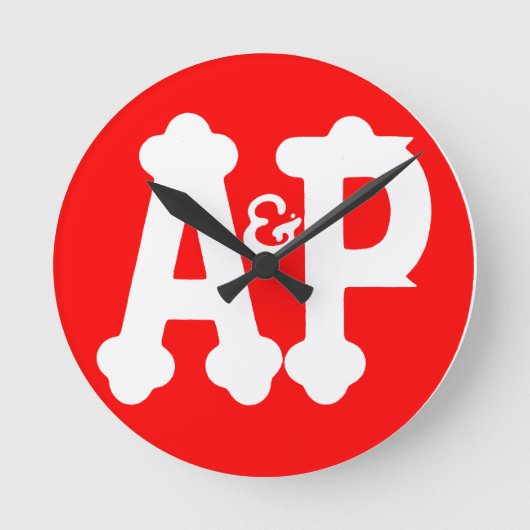 Horloge murale du magasin d'alimentation Retro Atl (Recto)