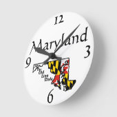 Horloge murale du Maryland (Angle)