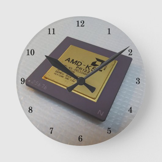 Horloge murale du microprocesseur très Cool (Recto)