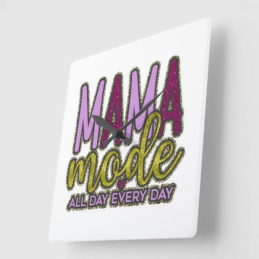 Horloge murale du mode MAMA (Angle)