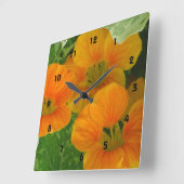 Horloge murale du nasturtium (Angle)