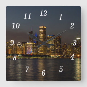 Horloge murale du Panorama de Chicago