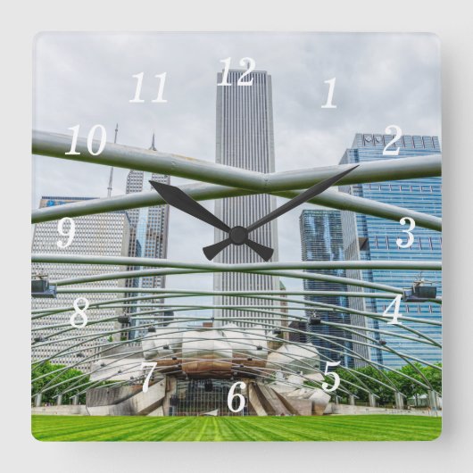 Horloge murale du pavillon Chicago Pritzker (Recto)