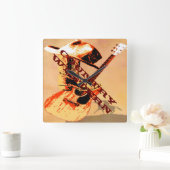 Horloge murale du pays occidental (Maison)