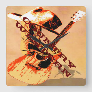 Horloge murale du pays occidental