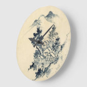 Horloge murale du paysage japonais (Angle)