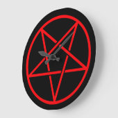 Horloge murale du pentagramme (Angle)