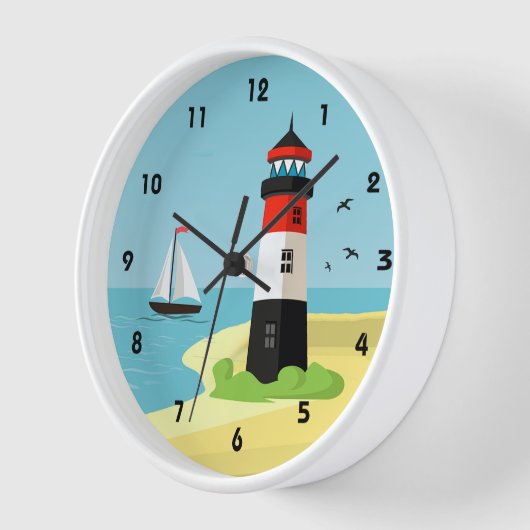 Horloge murale du phare (Angle)