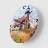 Horloge murale du phare de White River (Angle)