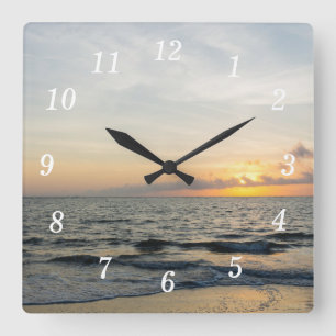 Horloge murale du phare Sunrise