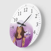 Horloge murale du planificateur de la fête du gâte (Angle)
