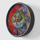 Horloge murale du poisson (Angle)