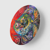 Horloge murale du poisson (Angle)