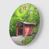Horloge murale du pont couvert (Angle)
