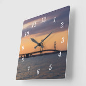 Horloge murale du pont Mackinac (Angle)