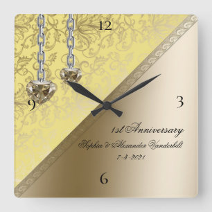 Horloge murale du premier anniversaire