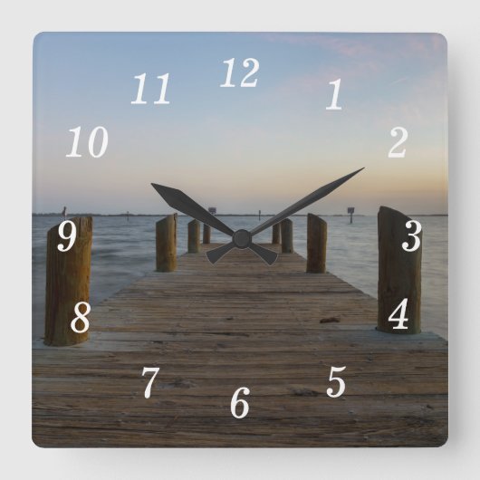 Horloge murale du quai Banana River (Recto)