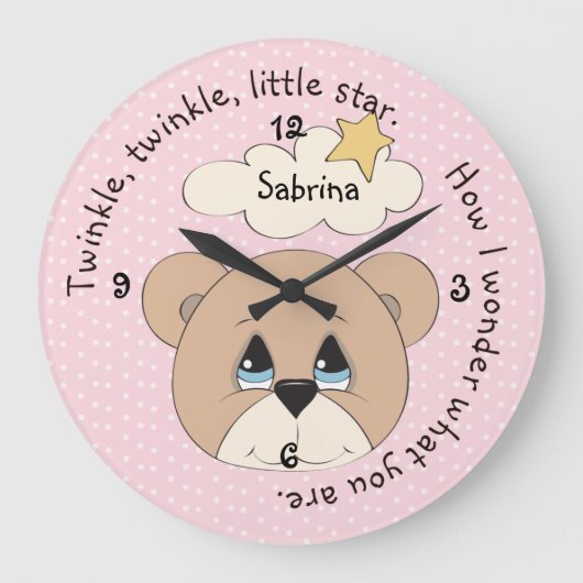 Horloge murale du rime Star Twinkle (Recto)