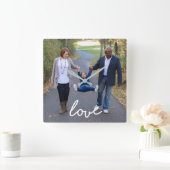 Horloge murale du script d'amour de la famille per (Maison)