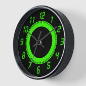 Horloge murale du style LED (Angle)