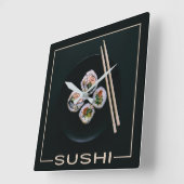 Horloge murale du Sushi (Angle)