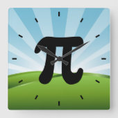 Horloge murale du symbole Pi (Recto)